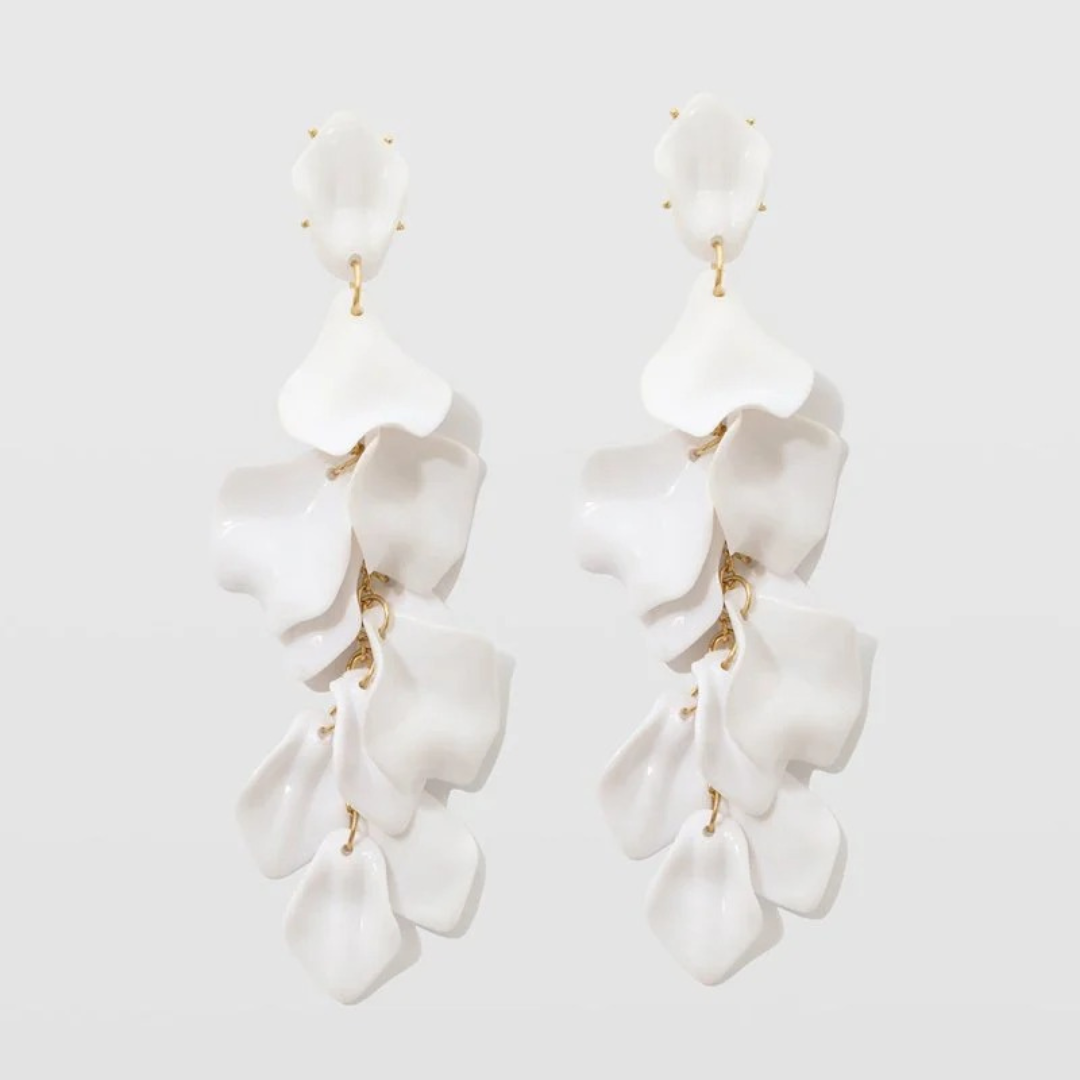 Pendientes de Pétalos de Orquídea
