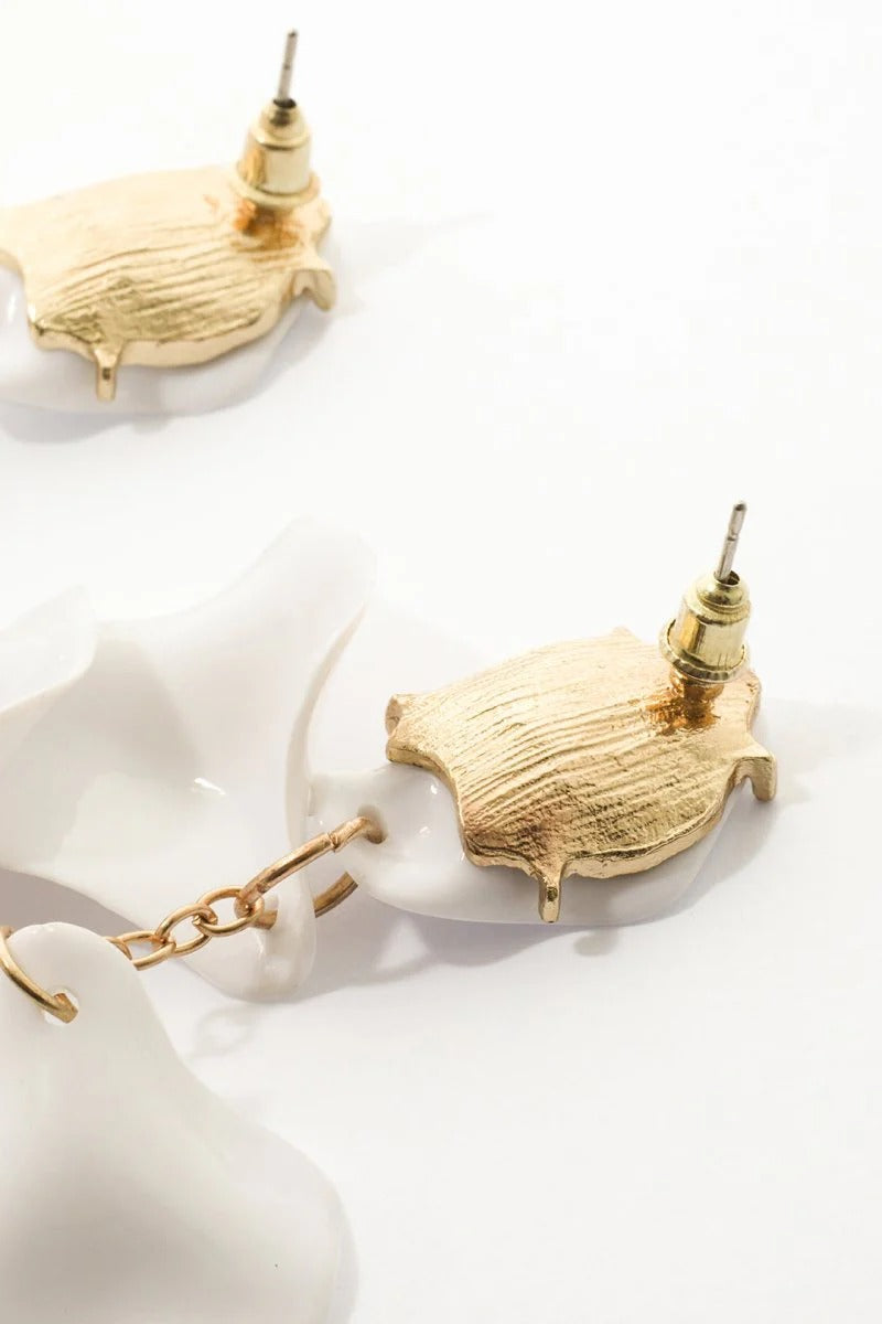 Pendientes de Pétalos de Orquídea